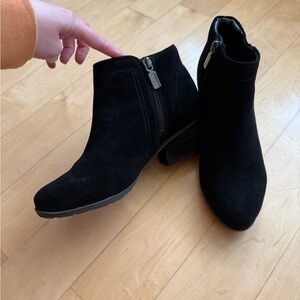 Black Suede Ankle Boots